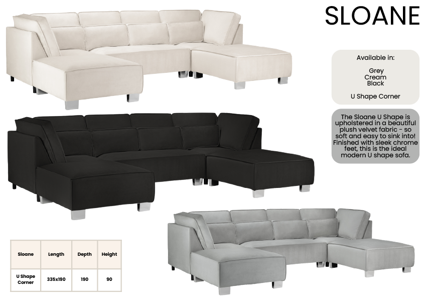 Sloane u Shaped Corfner